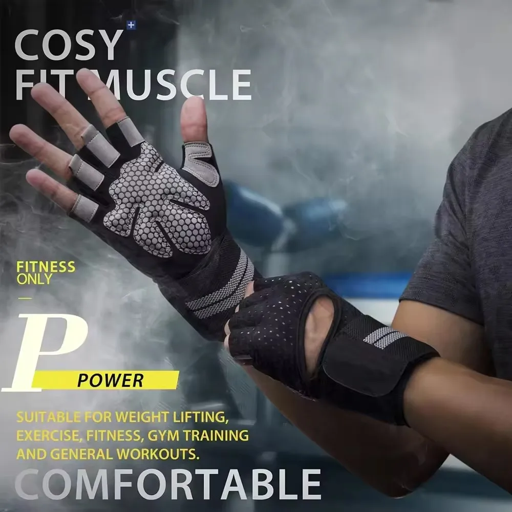 1 Paar Halbfinger-Gymnastik-Fi – Crossfit Workout Gear Bewertung und Preis