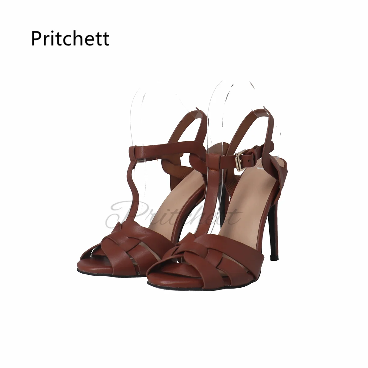 Braune Kreuzgewebte High Heels – Crossfit Lady Bewertung und Preis